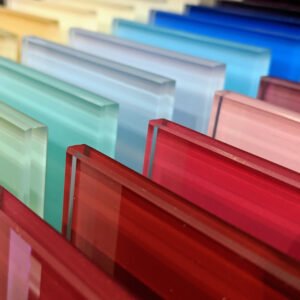 Painted glass panes